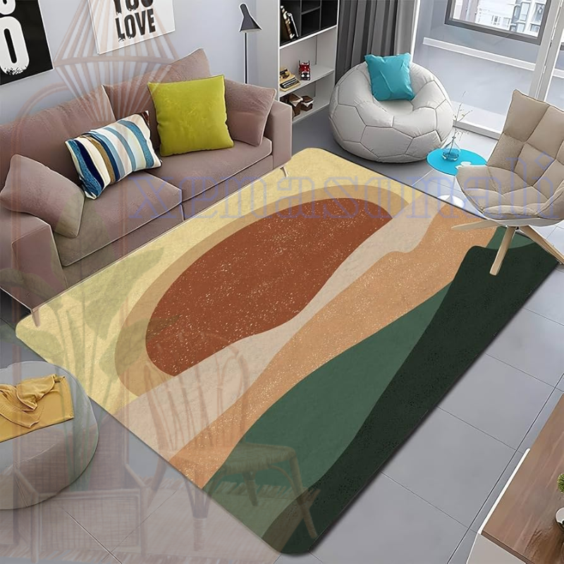Curtains and Decorative Rugs